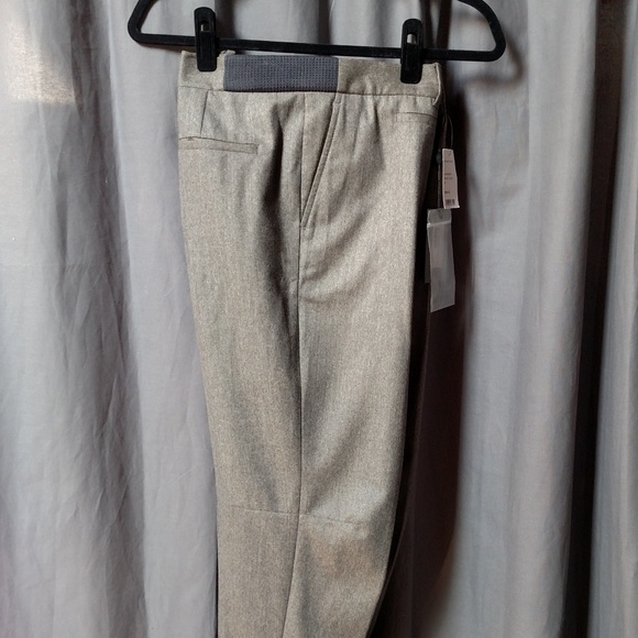 ALEXANDER MCQUEEN Men's Gray Wool Pants/Flat Front - Picture 5 of 8